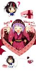  &gt;_&lt; :&lt; :d :t =_= ? ^_^ bad_id bad_pixiv_id black_hair blush blush_stickers bow bowl bowl_hat box box_of_chocolates chocolate chocolate_heart closed_eyes cnm eating gift gift_box hat heart heart-shaped_box horns in_box in_container japanese_clothes kijin_seija kimono minigirl multicolored_hair multiple_girls open_hands open_mouth outstretched_arms purple_hair red_eyes red_hair short_hair smile spread_arms sukuna_shinmyoumaru throwing touhou triangle_mouth valentine 