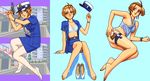  1girl 90s aliasing bra breasts character_request game_cg gun idol_janshi_suchie-pai jaleco nipple_slip nipples nishino_erika panties pantyhose police police_uniform policewoman sideboob sonoda_ken&#039;ichi sonoda_ken'ichi stitched underwear uniform weapon 