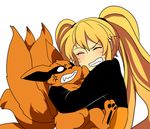  azu_(kirara310) genderswap kurama_(naruto) kyuubi kyuubi_(naruto) multiple_tails naruko naruto uzumaki_naruto 