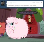  english_text equine female fluffle_puff fluffy friendship_is_magic fur hair horse mammal mixermike622 my_little_pony pink_fur pink_hair pony solo text tumblr 