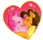  &lt;3 alpha_channel brown_hair cheese_sandwich_(mlp) clothing couple duo equine eyes_closed female friendship_is_magic hair horse kakashischika male mammal my_little_pony nose_kiss pink_hair pinkie_pie_(mlp) plain_background pony shirt smile transparent_background 