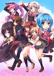  kamikita_komari kurugaya_yuiko little_busters! masayu naoe_riki natsume_rin nishizono_mio noumi_kudryavka saigusa_haruka seifuku 