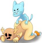  anthro ass_up duo feline female gumball_watterson male mammal naughtycartoonist penny_fitzgerald sex straight the_amazing_world_of_gumball 