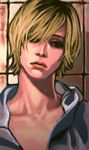  blonde_hair derivative_work hair_over_one_eye heather_mason lowres nko short_hair silent_hill silent_hill_3 solo 