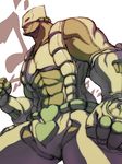  abs belt caryo clenched_hands duplicate jojo_no_kimyou_na_bouken male_focus manly mask muscle profile solo stand_(jojo) stardust_crusaders tabigarasu the_world 