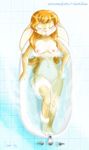  bath blonde_hair breasts devoid-kiss female hair lagomorph lop_eared mammal nude pussy rabbit solo water waterm 