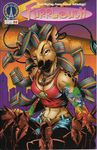  bare_midriff bare_shoulders beads belt buckle building cable cleavage clothed clothing comic cover female furrlough hyena looking_at_viewer mammal necklace phil_morrissey ribbon_cable skyline suit tattoo unknown_species 