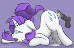  animal_genitalia balls cum cutie_mark disembodied_penis duo equine eyes_closed female feral friendship_is_magic hair horn horse horsecock male mammal my_little_pony open_mouth penis plain_background pony purple_background rarity_(mlp) sex staggeredline straight unicorn 