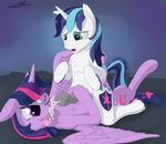  absurd_res animal_genitalia anus blue_hair brother brother_and_sister butt cum cum_on_face cutie_mark duo equine female feral friendship_is_magic fur hair hi_res horn horse horsecock incest kneeling lying male mammal my_little_pony on_back one_eye_closed penis pony purple_eyes purple_fur purple_hair pussy sex shining_armor_(mlp) sibling sister straight twilight_sparkle_(mlp) two_tone_hair unicorn vein white_fur winged_unicorn wings xanthor 
