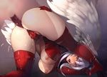  ahegao anal ass blush bodysuit boots breasts cleavage final_fantasy final_fantasy_tactics head_wings hijiri large_breasts leotard navel nipples open_mouth penis pussy_juice red_eyes red_legwear red_leotard saliva sex short_hair solo thigh_boots thighhighs tongue top-down_bottom-up ultima_(fft) white_hair white_wings wings 