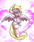  &lt;3 abstract_background anthro armpits atryl bra breasts cloud cutie_mark day derpy_hooves_(mlp) equine eyelashes female footwear friendship_is_magic fur girly hair happy hi_res holidays horse long_hair looking_at_viewer mammal my_little_pony navel one_eye_closed pegasus pony raised_arm shadow shiny smile solo tongue tongue_out underwear valentine&#039;s_day valentine's_day wings yellow_eyes 