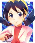  artist_request blue_eyes blue_hair crystal_(pokemon) hat jacket pokemon pokemon_(game) pokemon_gsc twintails 