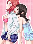  love_live! nini nishikino_maki yazawa_nico yuri 