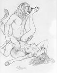  black_and_white breasts canine dog duo eyes_closed feline female foot_fetish interspecies legs_up licking_foot lion lying male mammal monochrome navel nipples nude on_back penetration penis pussy rukis sex spread_legs spreading straight tala_(suntattoowolf) tongue vaginal vaginal_penetration wings wolf 