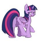  animal_genitalia anus balls butt cradeelcin cutie_mark dickgirl equine feral friendship_is_magic fur hair horn horse horsecock intersex looking_at_viewer mammal my_little_pony penis plain_background pony purple_eyes purple_fur purple_hair solo tongue twilight_sparkle_(mlp) white_background winged_unicorn wings 
