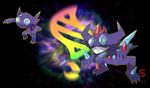  badafra diamonds fake gem mega_evolution nintendo pok&eacute;mon sableye smile video_games 