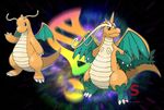  dragon dragonite fake mega_evolution nintendo pok&#233;mon pok&eacute;mon smile video_games wings 