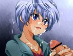  2boys beyblade blue_eyes blue_hair cum hyoma hyoma_(beyblade) male male_only metal_fight_beyblade multiple_boys yaoi 