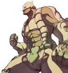  abs bad_id bad_pixiv_id belt clenched_hands jojo_no_kimyou_na_bouken male_focus manly mask muscle profile solo stand_(jojo) stardust_crusaders tabigarasu the_world 