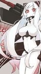  airfield_hime bad_id bad_pixiv_id breasts kantai_collection large_breasts long_hair looking_at_viewer mikoto_(oi_plus) red_eyes shinkaisei-kan smile solo very_long_hair white_hair 
