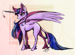  equine famosity female feral friendship_is_magic hair horn horse mammal multi-colored_hair my_little_pony pony purple_eyes purple_hair solo standing twilight_sparkle_(mlp) winged_unicorn wings 