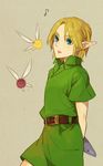  bad_id bad_pixiv_id belt blonde_hair blue_eyes fairy instrument link no_hat no_headwear ocarina pointy_ears the_legend_of_zelda the_legend_of_zelda:_majora's_mask the_legend_of_zelda:_ocarina_of_time tobacco_(tabakokobata) tunic young_link 