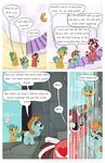  comic donkey equine female friendship_is_magic heads_and_tails horn horse male mammal my_little_pony original_character pony safe smudge_proof snails_(mlp) snips_(mlp) stairs tails tower unicorn 