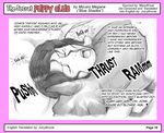  canine comic dog english_text eyes_closed female feral great_dane greyscale hug human humping interspecies lying mammal missionary_position mizuiro_megane moan monochrome on_back on_top panting passion pink_borders plain_background sex sketch tears text top_view translated white_background 