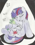  crying dialog dragon duo english_text equine female friendship_is_magic horn mad-mutt male mammal my_little_pony sad spike_(mlp) spotlight text traditional_media twilight_sparkle_(mlp) unicorn 