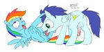  anatomically_correct_pussy animal_genitalia anus blush cunnilingus cutie_mark drjavi duo equine equine_pussy female friendship_is_magic hooves male mammal my_little_pony oral oral_sex pegasus penis pussy rainbow_dash_(mlp) sex soarin_(mlp) straight vaginal wings wonderbolts_(mlp) 