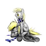  blonde_hair derpy_hooves_(mlp) duo equine eyewear female feral friendship_is_magic fur glasses grey_fur hair hi_res horse mammal my_little_pony pegasus pony remembertherefore scarf square_crossover wings yellow_eyes 