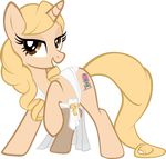  alpha_channel brown_eyes cutie_mark equine female feral friendship_is_magic hair hi_res horn horse long_hair looking_at_viewer lysok mammal my_little_pony plain_background ponification pony smile solo tara_strong transparent_background unicorn vector 