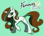  equine famosity female feral friendship_is_magic hair horn mammal multi-colored_hair my_little_pony original_character pencil solo text unicorn white_body 