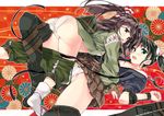  ass kantai_collection pantsu shirota_dai thighhighs zuihou_(kancolle) zuikaku_(kancolle) 