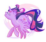  equine eyes_closed famosity female feral friendship_is_magic fur hair horn mammal multi-colored_hair my_little_pony purple_fur solo twilight_sparkle_(mlp) winged_unicorn wings 