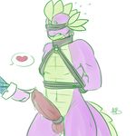  &lt;3 anthro anthrofied arnachy balls bdsm blindfold bondage bound cock_ring collar cum dragon friendship_is_magic male my_little_pony navel orgasm_denial penis spike_(mlp) twilight_sparkle_(mlp) 