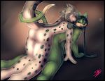  all_fours anal anal_penetration doggystyle feline from_behind fur gay girly green_fur leash leopard male mammal nude penetration sarki sarki_(character) sex snow_leopard 