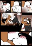  animal_genitalia canine canine_penis comic conner_(sydneysnake) dog english_text fellatio gay kissing male mammal oral oral_sex penis raccoon saliva sex sydneysnake text tj_(sydneysnake) tony_(sydneysnake) 