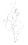  animal_ears anthro anus big_butt breasts butt female hair lagomorph long_hair looking_at_viewer looking_back mammal monochrome nude presenting presenting_hindquarters pussy rabbit rabbit_ears rabbitgirl side_boob smile solo thecon wide_hips 