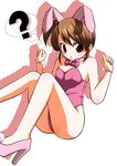  ? animal_ears bare_legs brown_eyes brown_hair bunny_ears bunnysuit kouji_(campus_life) kyon_no_imouto short_hair side_ponytail solo suzumiya_haruhi_no_yuuutsu 