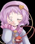  facepalm futami_yayoi heart komeiji_satori pink_hair solo touhou 