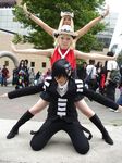  bolo_tie cosplay death_the_kid death_the_kid_(cosplay) elizabeth_thompson_(cosplay) epic hat patricia_thompson patricia_thompson_(cosplay) photo soul_eater trio 