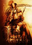  cane count_of_monte_cristo gankutsuou hat hiroki_kusumoto male_focus pointy_ears solo 