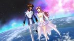  gundam gundam_seed gundam_seed_destiny kira_yamato lacus_clyne wallpaper 