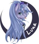  2014 alpha_channel blue_fur blue_hair bow cute equine female friendship_is_magic fur hair horn looking_at_viewer luna mammal metal-renamon my_little_pony plain_background princess princess_luna_(mlp) royalty text tongue tongue_out transparent_background winged_unicorn wings 