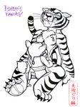  artzilla60 bear breasts dreamworks duo erected_nipples feline female interspecies kung_fu_panda male mammal master_shifu master_tigress nickelodeon panda red_panda size_difference tiger 