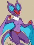 bat breasts female lyn-kun nintendo noivern pok&#233;mon pok&#233;morph pok&eacute;mon solo video_games wings wyvern 
