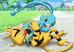  balls bbmbbf cum duo electabuzz fellatio female licking looking_at_viewer lying male manaphy nintendo nude on_back oral oral_sex palcomix penis playground pok&#233;mon pok&eacute;mon pokepornlive precum presenting pussy pussy_juice reclining sex spread_legs spreading straight tongue video_games 