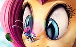  antennae arthropod blue_eyes breezie close-up duo equine female fluttershy_(mlp) friendship_is_magic fur hair horse insect leaf male mammal my_little_pony pegasus pink_hair pony purple_eyes seabreeze_(mlp) sparkles tsitra360 wings 