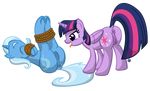  bondage bound cutie_mark equine female friendship_is_magic horn lesbian licking mammal my_little_pony pussy smile template93 tongue trixie_(mlp) twilight_sparkle_(mlp) winged_unicorn wings 